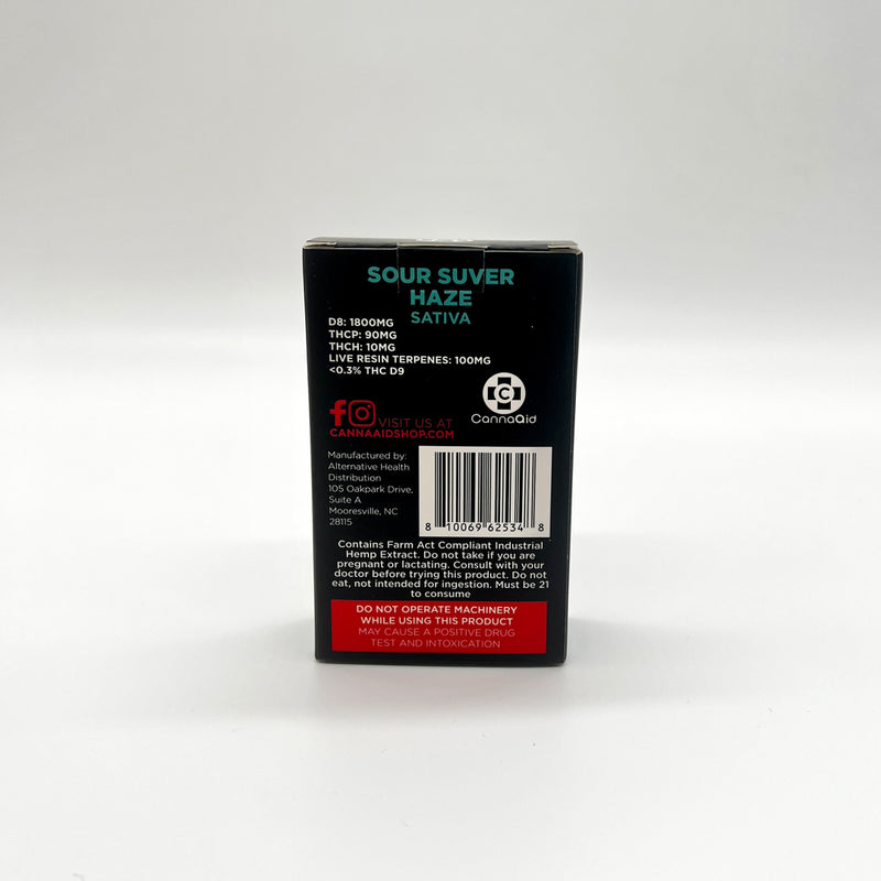 CannaAid High Potency Dee8+THCP+THCH Disposable 2ml Cannaaid