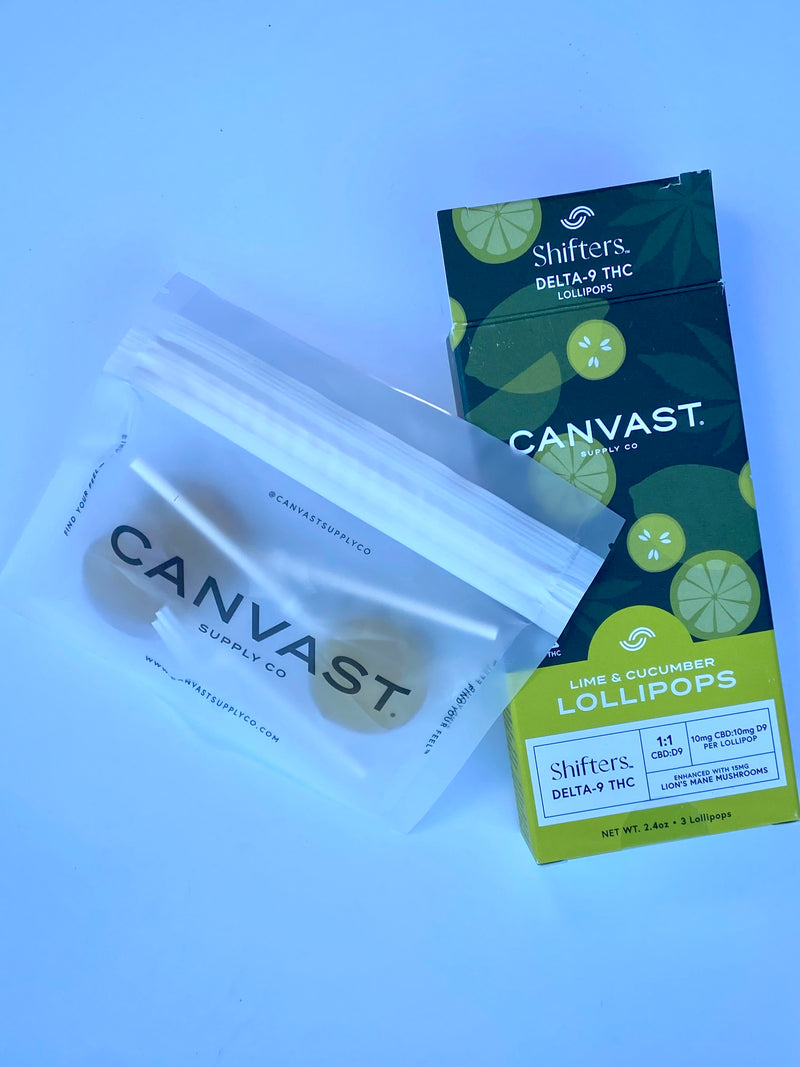 Canvast CBD:Dee9 Lollipops 3pk 20mg Canvast Supply Co