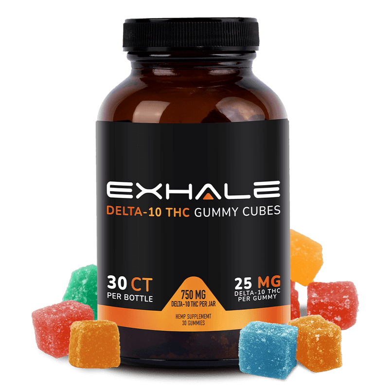 Exhale Wellness Delta 10 Gummies 30 Count Exhale Wellness