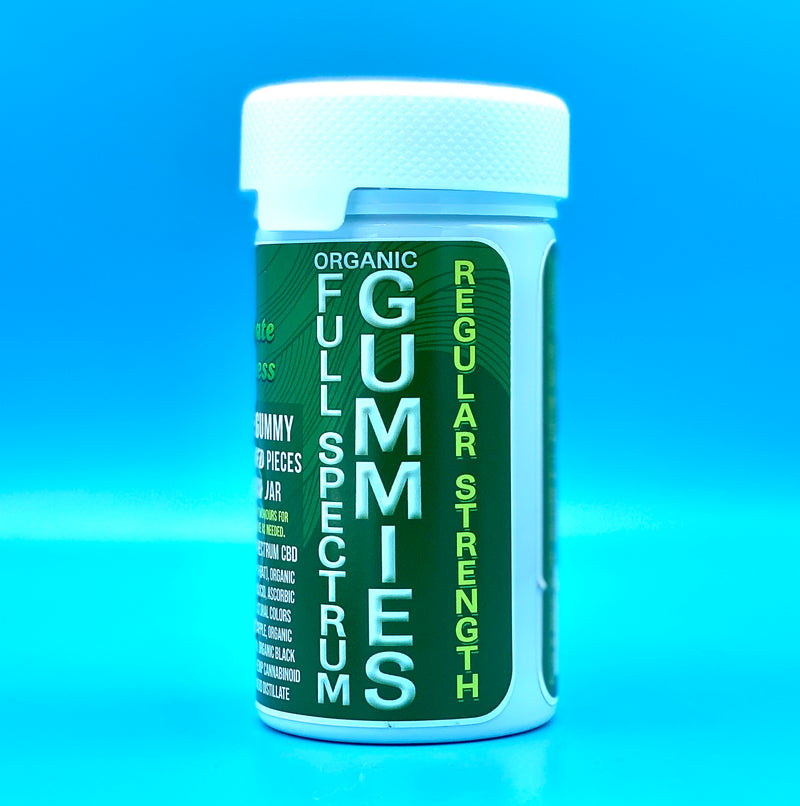 Regular Strength Organic Full Spectrum Gummies 25mg Kultivate Wellness