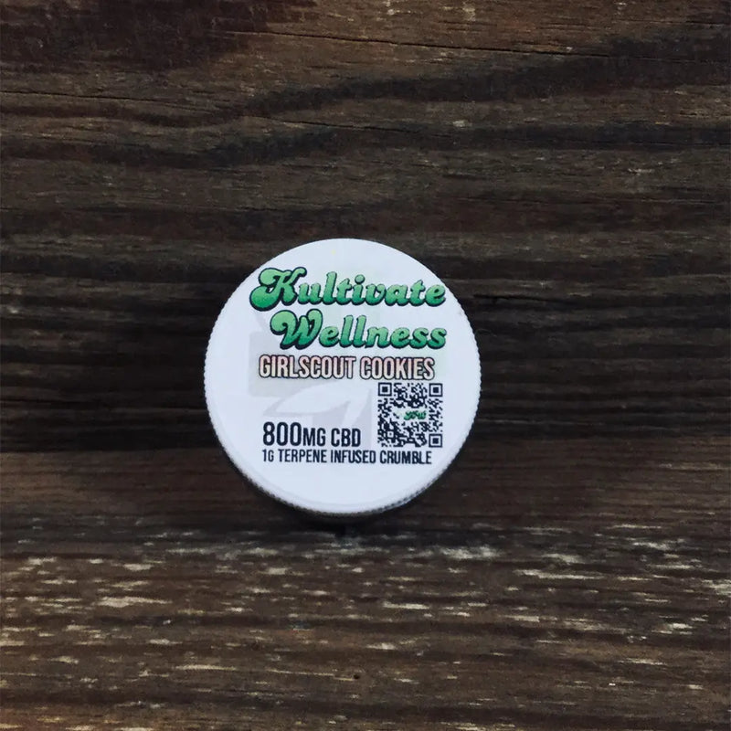 KW Terpene Infused CBD Crumble Kultivate Wellness