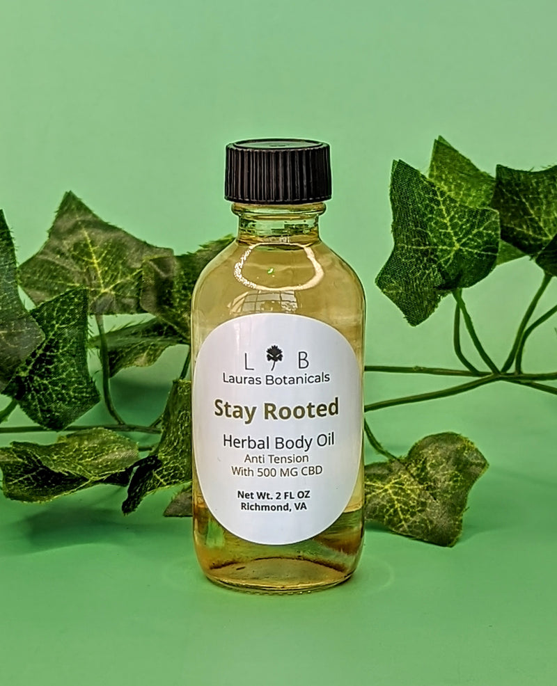 Laura's Botanicals Stay Rooted Body Oil 500mg Laura's Botanicals