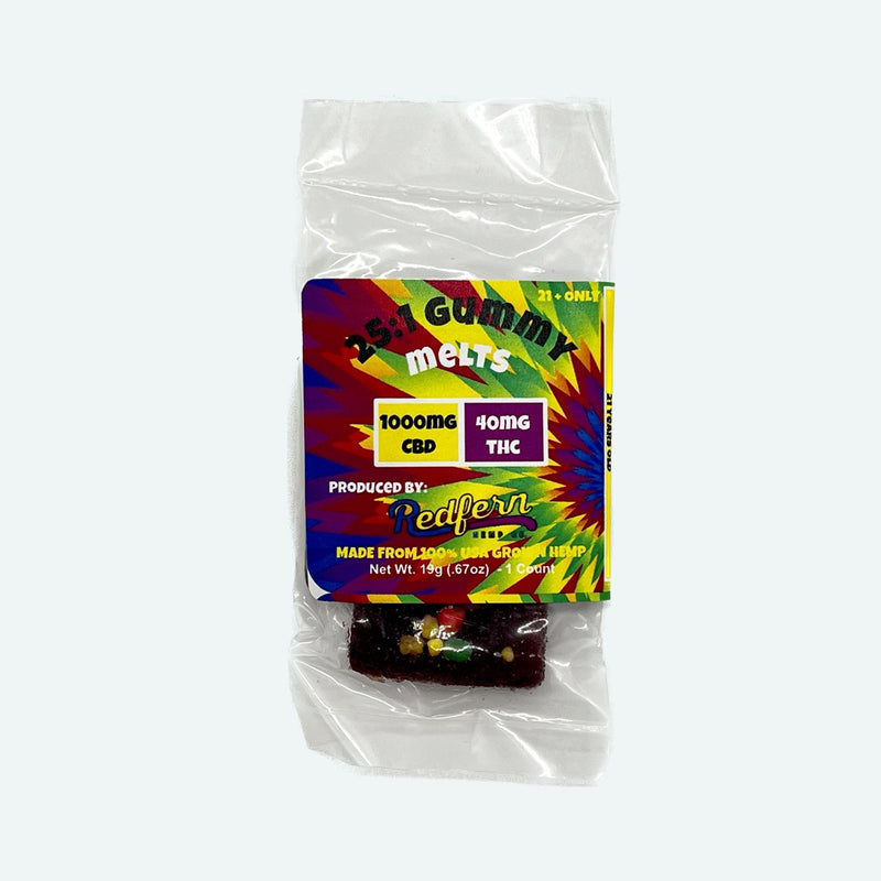 Redfern Hemp CBD:THC Gummy Melts 40mg Redfern Hemp