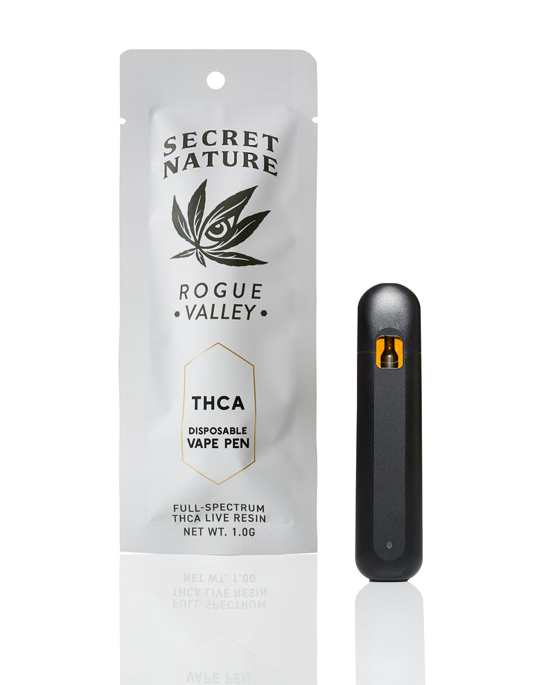 Secret Nature Banana Slushy Sauce THCA Disposable 1g Secret Nature