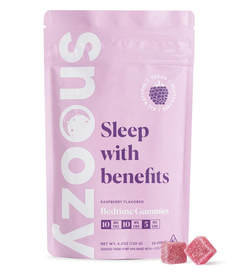 Snoozy Dee9+CBN+CBD Sleep Gummies 20 Count Snoozy