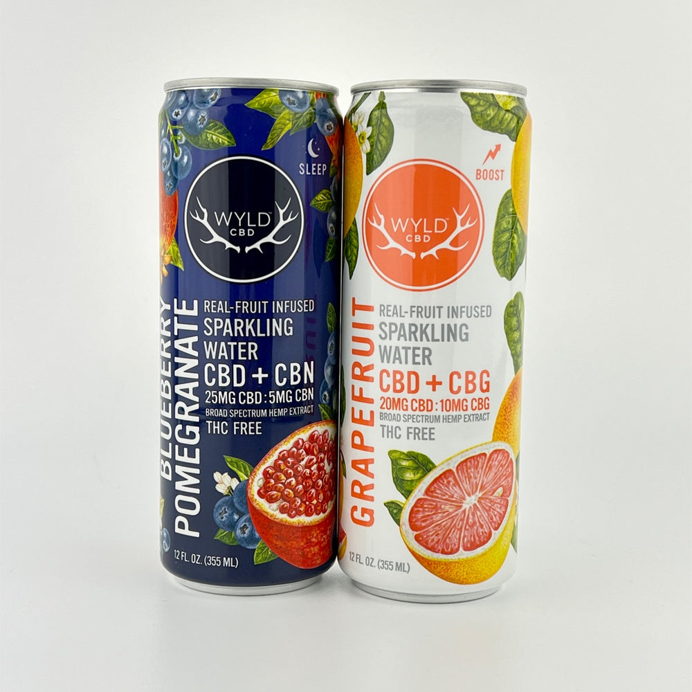 Wyld Broad Spectrum CBD Sparkling Water 30mg - Kultivate Wellness