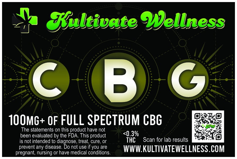 CBG Flower Pre-Roll Kultivate Wellness
